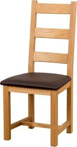 FW202OIL Ladder Back Dining Chair - Oiled