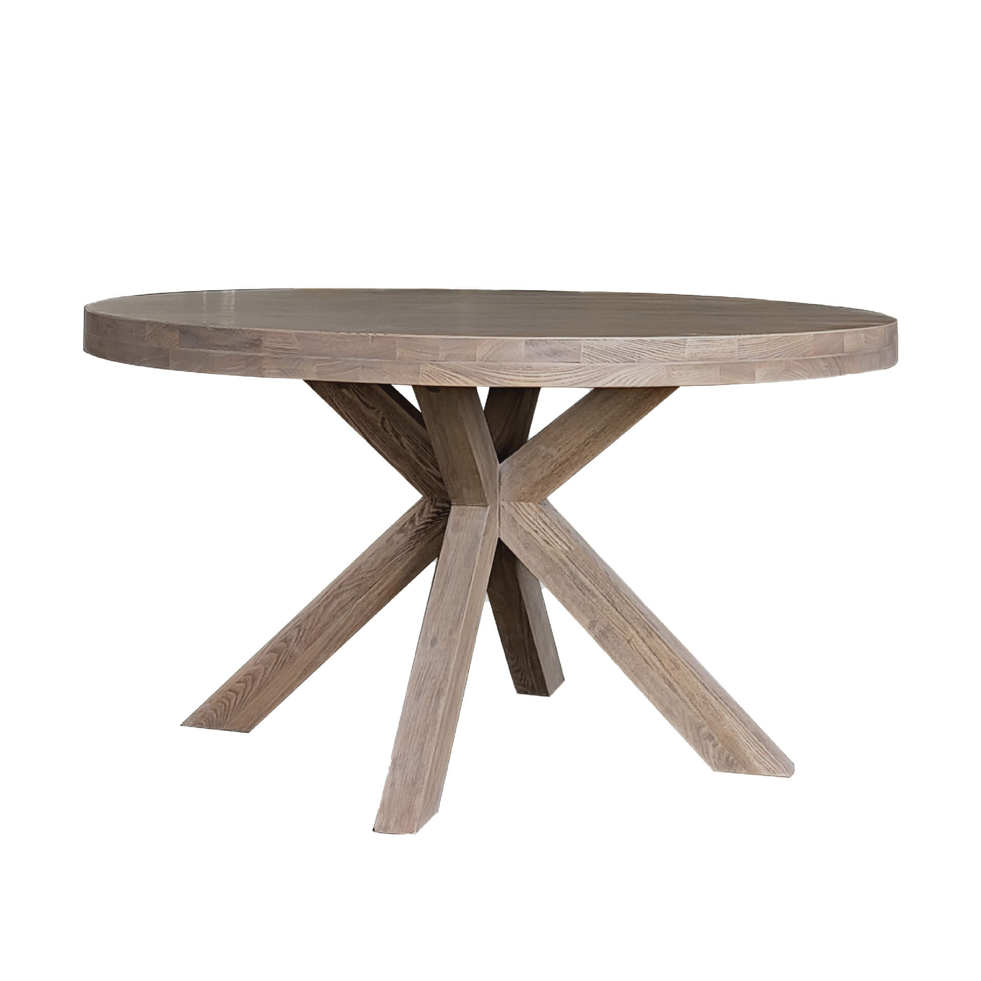 Fun-137-OK Dining Table Round 1370 - Smoked Oak