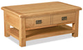 2127KD Large Coffee Table + Drawer And Shelf KD