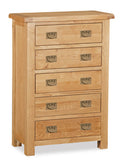 2180 Chest 5 Drawer