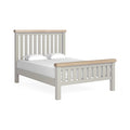 8275 4'6" Slatted Bed - Stone Grey