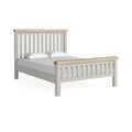 8276 5' Slatted Bed - Stone Grey