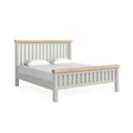 8277 6' Slatted Bed - Stone Grey