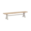 8286 Cross Bench - Stone Grey