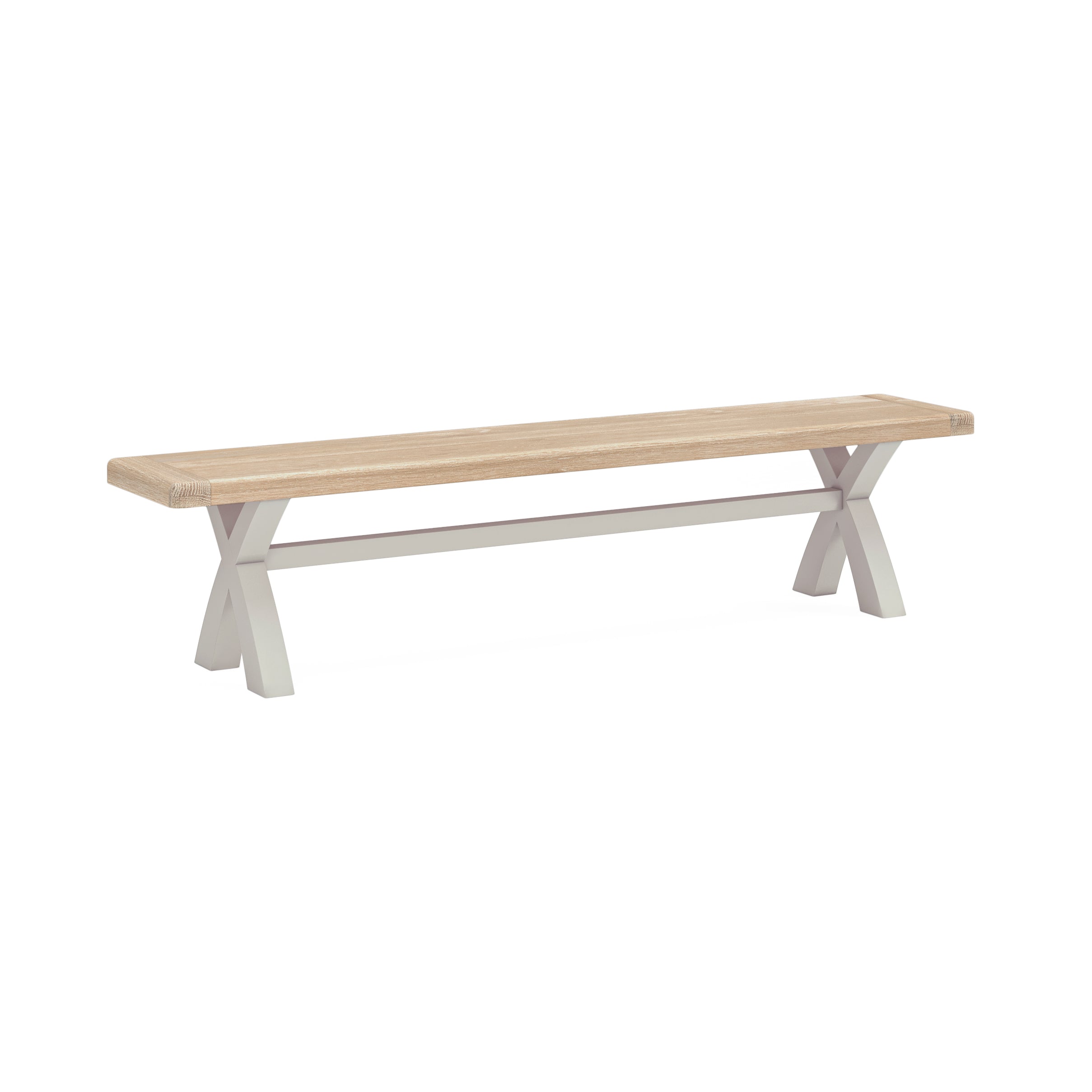 8286 Cross Bench - Stone Grey