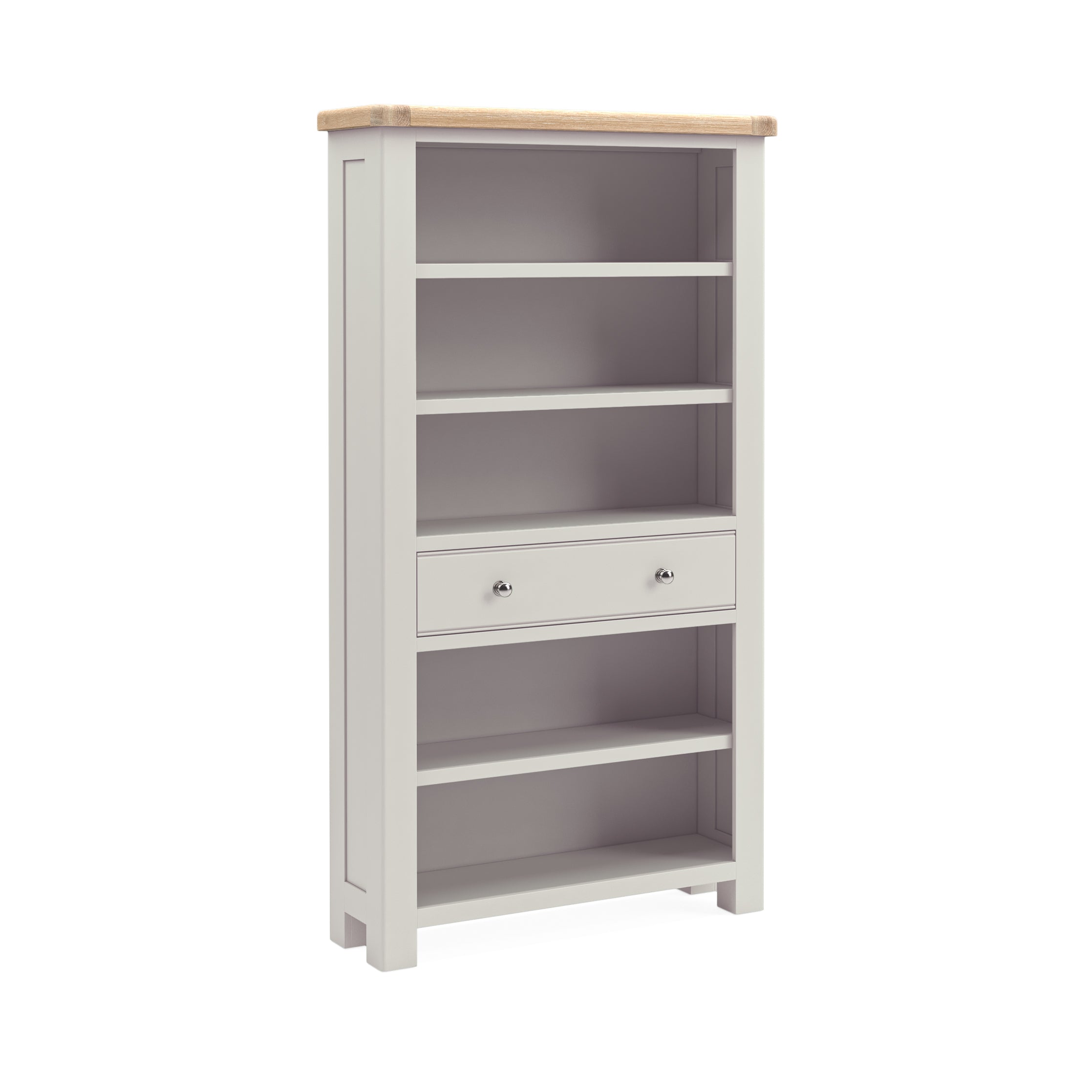 8291 Large Bookcase - Stone Grey
