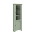 8397 Corner Display Cabinet - Sage