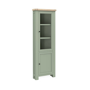 8397 Corner Display Cabinet - Sage