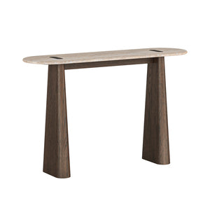 9044 Console Table - Travertine