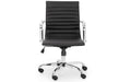 GIO201 Black & Chrome Office Chair