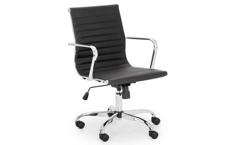 Black & Chrome Office Chair