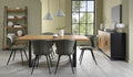 Garcia Scoop Back Chair In Olive Vintage Faux Leather With Black Sand Powder Coated Legs (Pair)