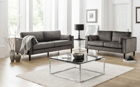 Velvet Medium 2 Seater Sofa