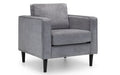 HAY201 Chair - Grey Chenille Fabric