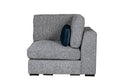 Hum-309-BL Corner Corner Arm Sectional - Blue