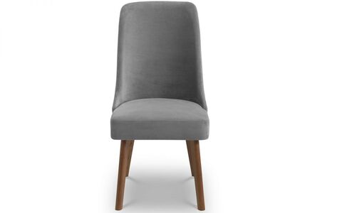 HUX002 Chenille Dining Chair Dusk Grey