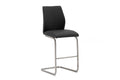 Irm-270-BK Counter Stool - Brushed Steel Black
