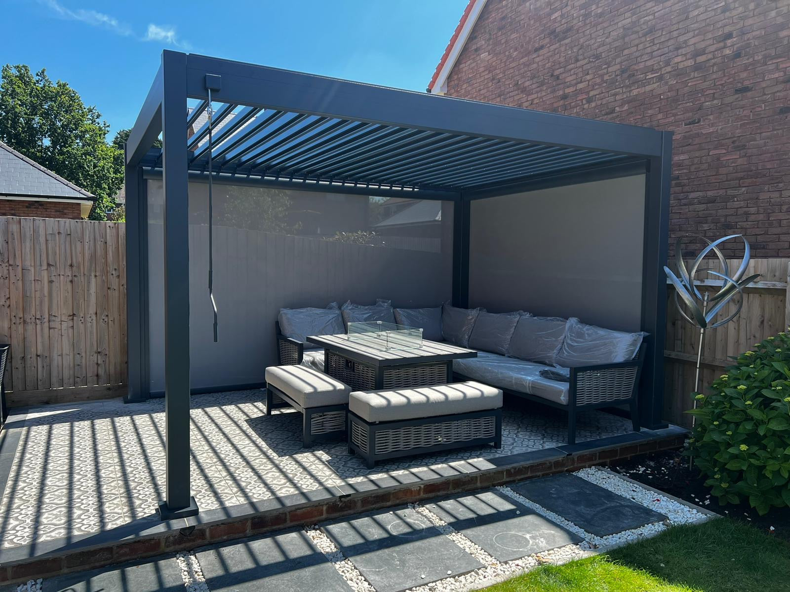 Installed Aluminium Pergolas