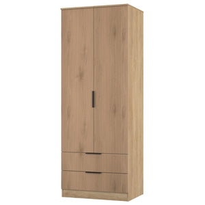 JAV081 Tall 2ft6in 2 Drawer Robe