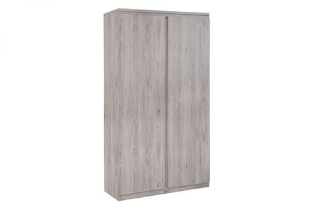 JUP306 2 Door Wardrobe - Grey Oak