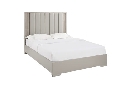 Jul-404-GY 4'6 Bed - Grey