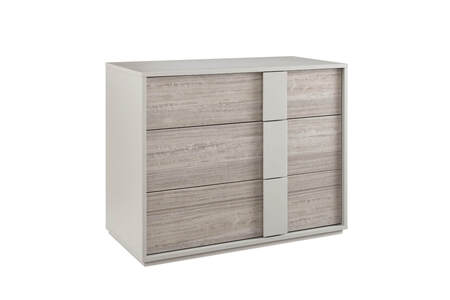 Jul-414-GY Chest 3 Drawer - Grey