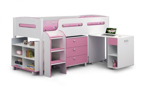 KIM001 Pink Cabin Bed