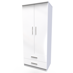 2ft6in 2 Drawer Robe