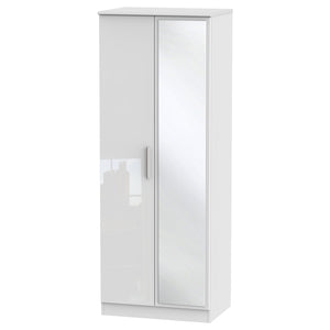KNI087 Tall 2ft6in Mirror Robe