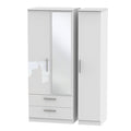 KNI132 Triple 2 Drawer Mirror Robe