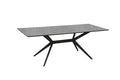Lia-160-GY Dining Table Rectangle Extending 1200-1600mm - Grey