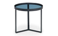 LOF102 Lamp Table - Smoked Glass