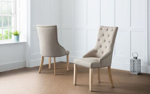 Button Back Chair