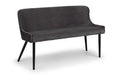 LUX301 High Back Bench - Grey