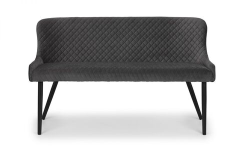 High Back Bench - Grey