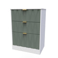 013 3 Drawer Midi Deep Chest