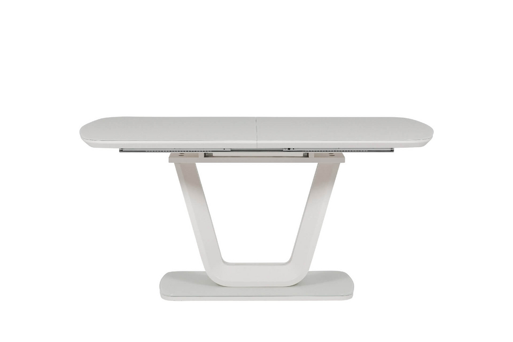 Laz-160-PT Dining Table 1200/1600 - Putty