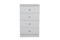 Lev-411-GY 4 Drawer Chest