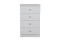 Lev-411-GY 4 Drawer Chest