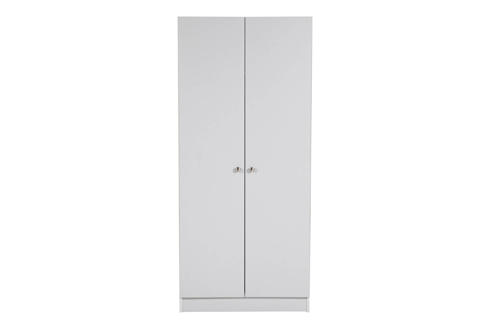 Lev-422-GY Wardrobe - 2 Door