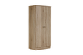 Lev-422-OK Wardrobe - 2 Door - Oak