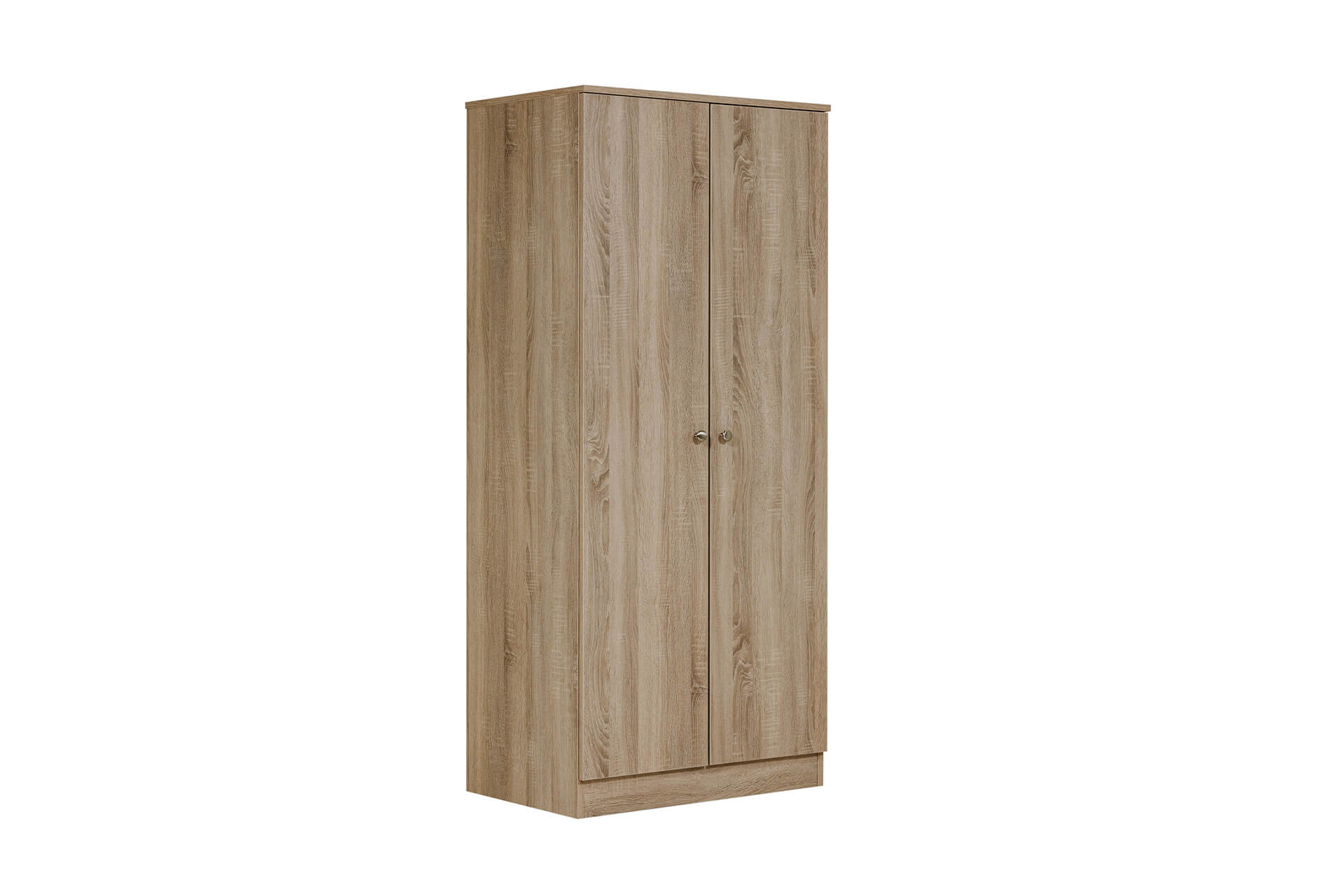 Lev-422-OK Wardrobe - 2 Door - Oak
