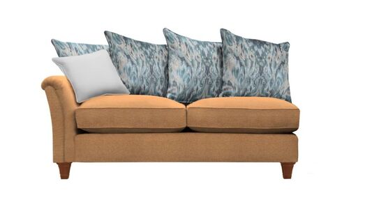 LHF Large 2 Seater Arm End - Pillow Back