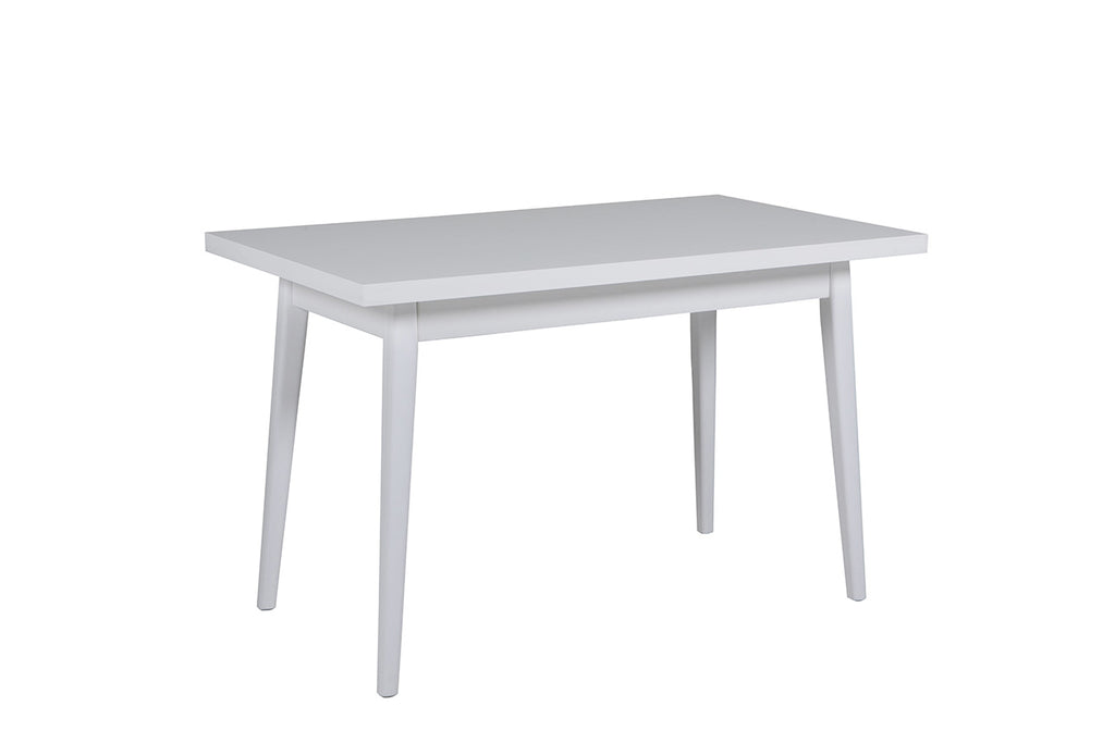 Lot-120-WH Dining Table - Rectangle 1200 White Top White Leg