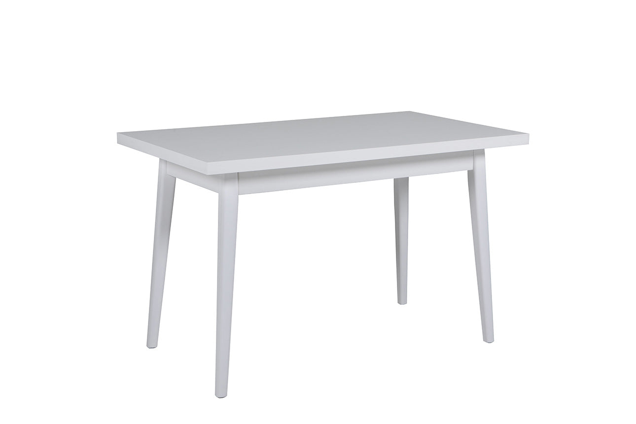 Lot-120-WH Dining Table - Rectangle 1200 White Top White Leg