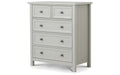 MAI003 3 + 2 Drawer Chest - Dove Grey