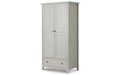 MAI006 2 Door Combination Wardrobe - Dove Grey