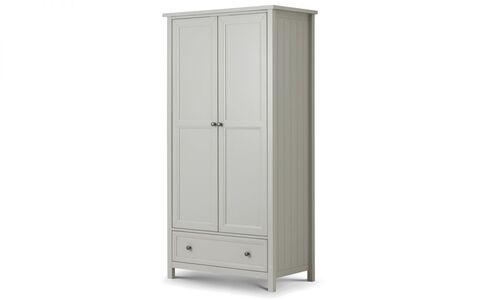 MAI006 2 Door Combination Wardrobe - Dove Grey