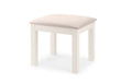MAI112 Dressing Stool - Surf White
