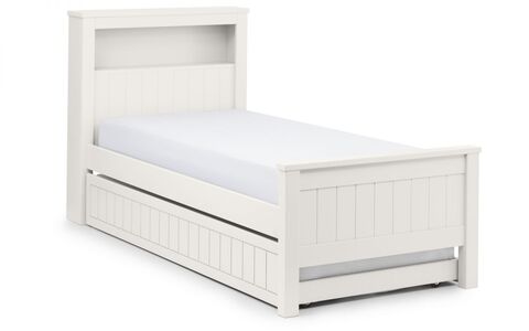MAI113 Bookcase Bed 90Cm - Surf White